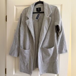 NWT Boom Boom Jeans Light Gray Cardigan Medium